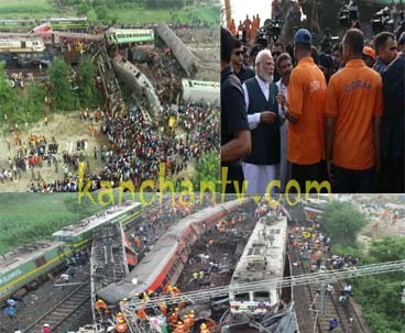 Karamandal Express accident, PrimeMinisterNarendraModi arrives in Bahanga